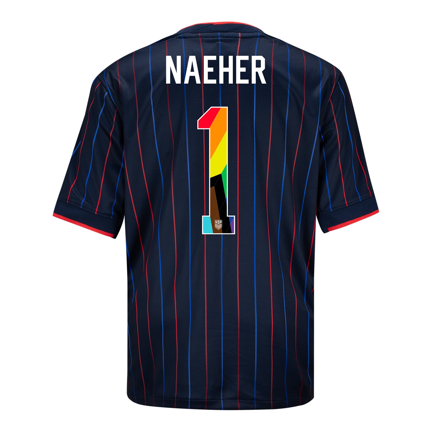 Youth Nike USWNT 2025 Pride Personalized Heartbeat Away Stadium Jersey