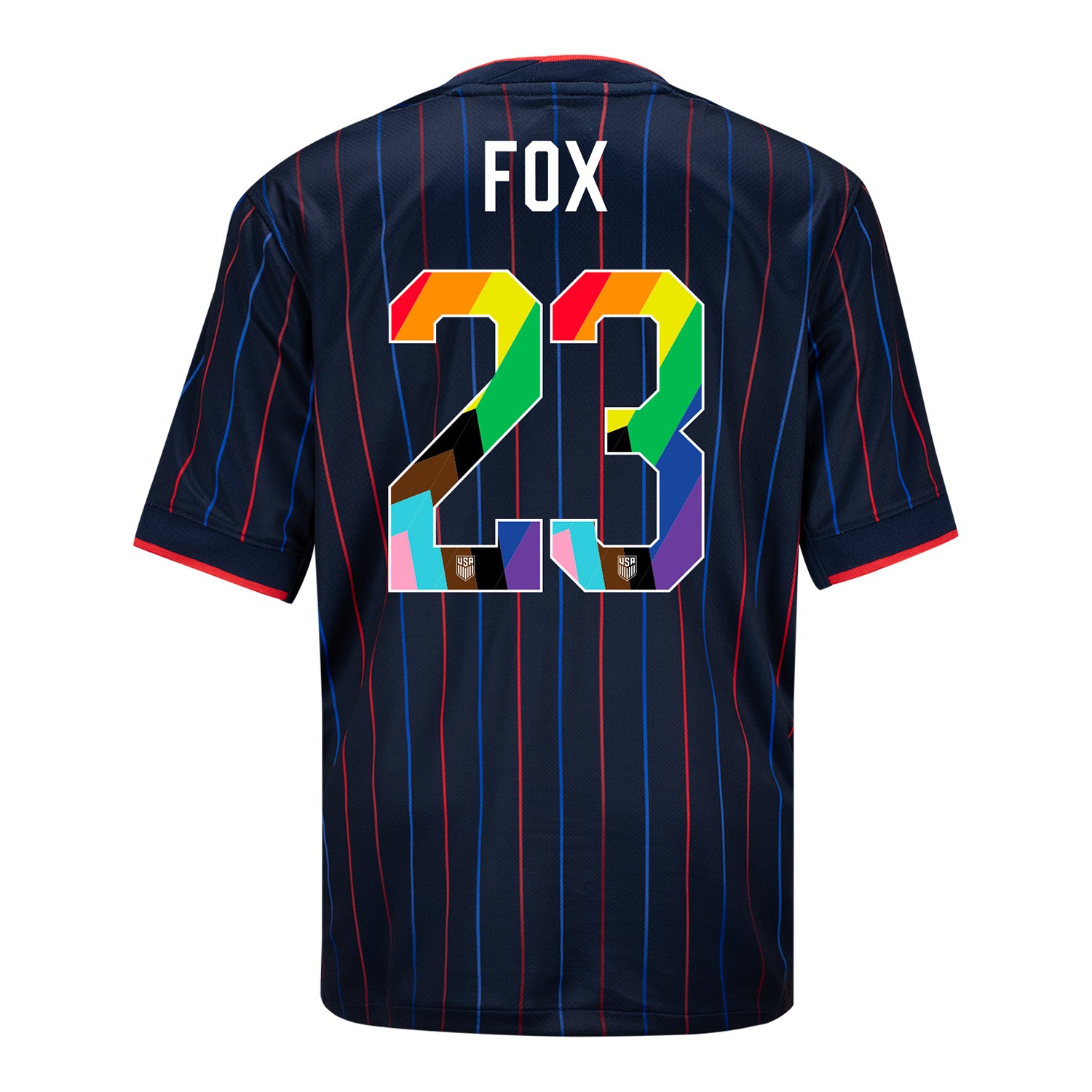 Youth Nike USWNT 2025 Pride Personalized Heartbeat Away Stadium Jersey