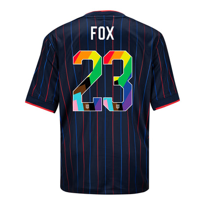 Youth Nike USWNT 2025 Pride Personalized Heartbeat Away Stadium Jersey