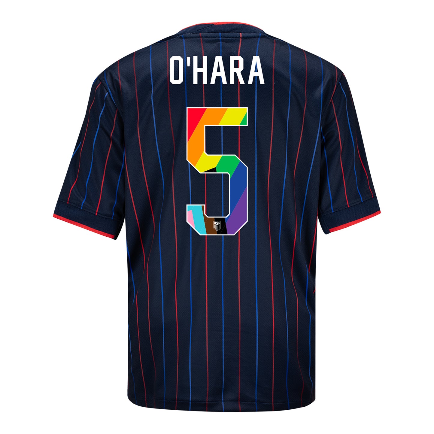 Youth Nike USWNT 2025 Pride Personalized Heartbeat Away Stadium Jersey