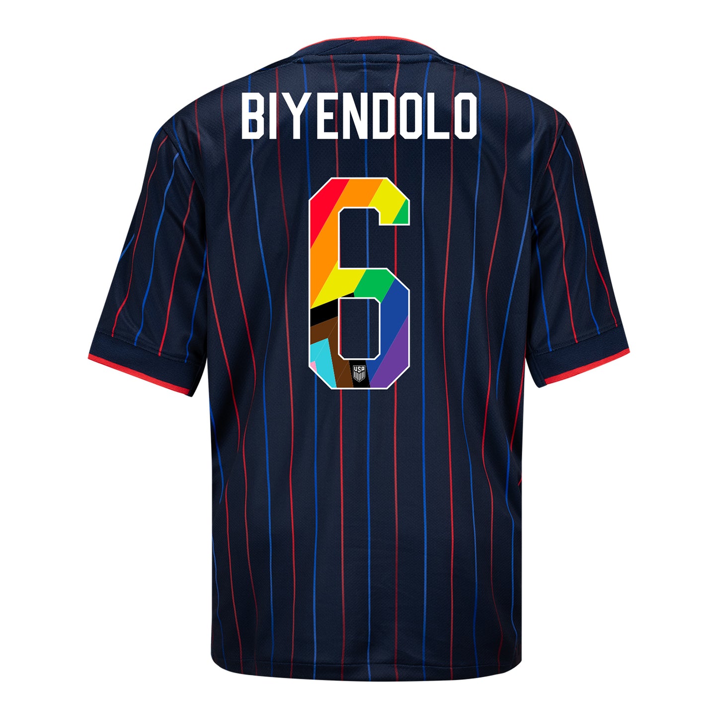 Youth Nike USWNT 2025 Pride Personalized Heartbeat Away Stadium Jersey