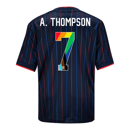 Youth Nike USWNT 2025 Pride Personalized Heartbeat Away Stadium Jersey