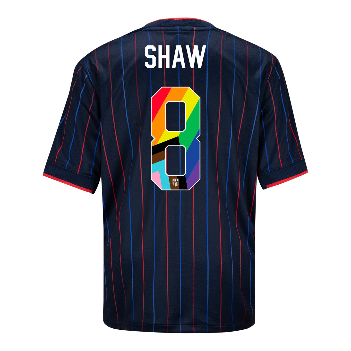 Youth Nike USWNT 2025 Pride Personalized Heartbeat Away Stadium Jersey