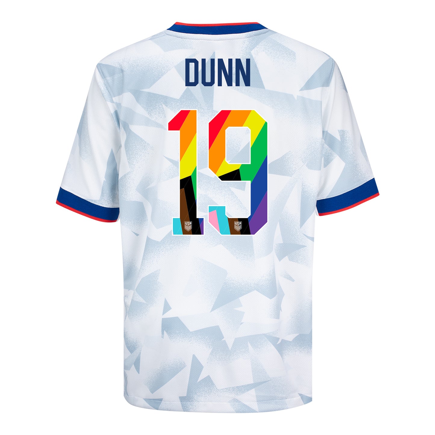 Youth Nike USWNT 2025 Pride Personalized Brilliant Home Stadium Jersey