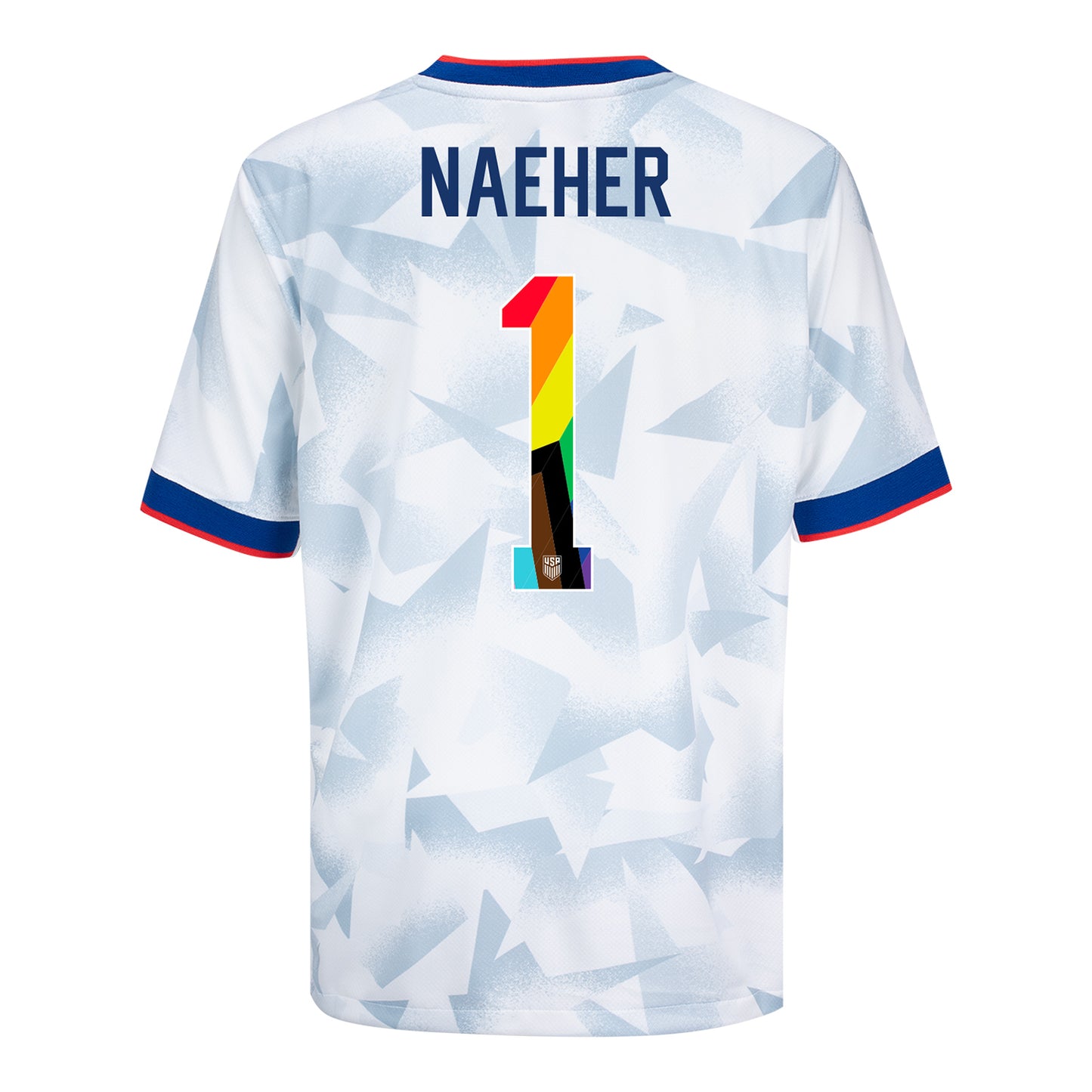 Youth Nike USWNT 2025 Pride Personalized Brilliant Home Stadium Jersey