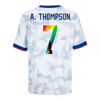 Youth Nike USWNT 2025 Pride Personalized Brilliant Home Stadium Jersey