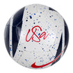 Nike USWNT Mini White Skills Ball - Back View