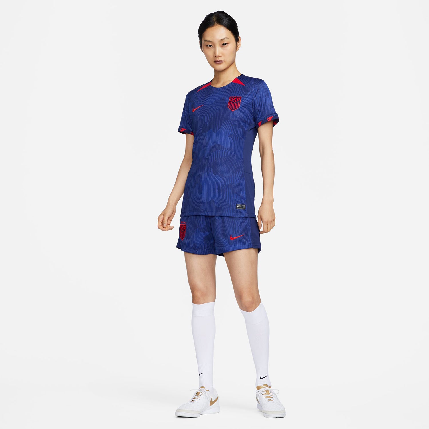 Women's Nike USWNT 2023 Stadium Away Shorts - Model View