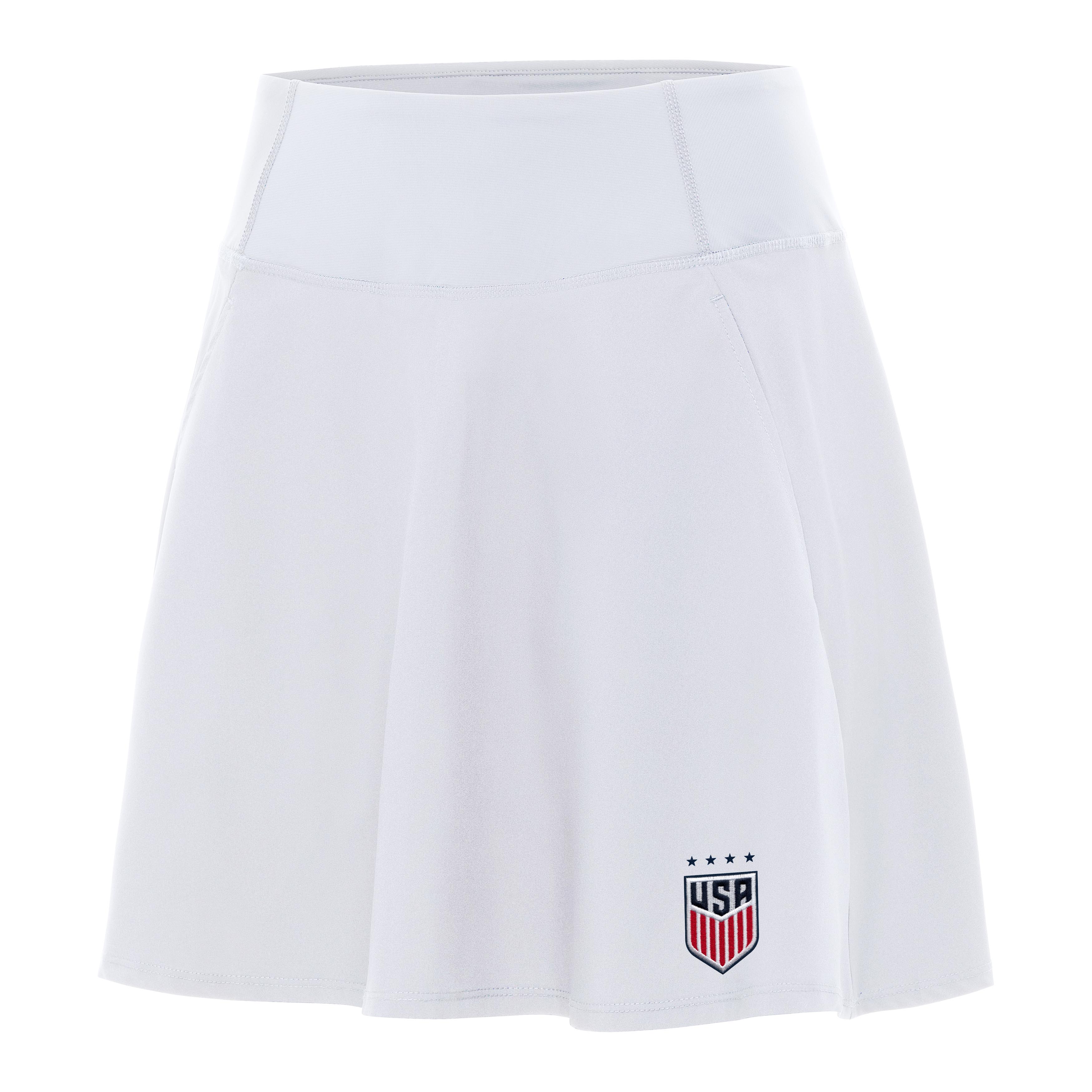 Women's Antigua USWNT White Chip Skort