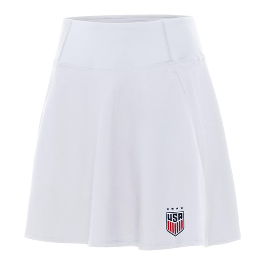 Women's Antigua USWNT White Chip Skort