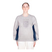 Women's New Era USWNT Balloon Sleeve Grey Crewneck - Front View