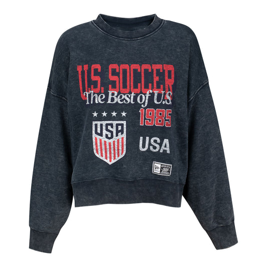 Women's USWN New Era Best of Floral Crew Neck Sweatshirt