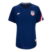 Women's Nike USWNT Inspire Navy Tee - Front View