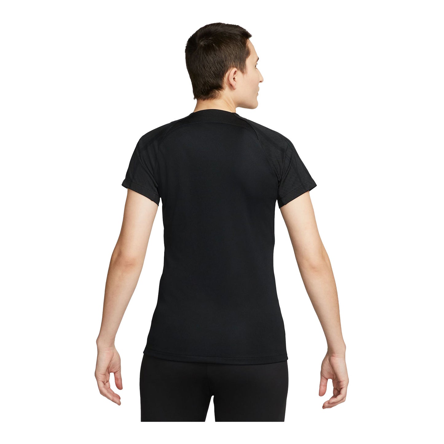 Women's Nike WNT Strike Black Training Top - Back View