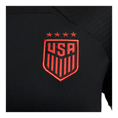 Women's Nike WNT Strike Black Training Top - Patch View