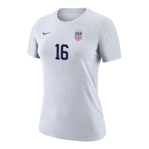 Women's Nike USWNT Classic Lavelle White Tee - Official U.S. Soccer Store