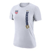 Women's Nike USWNT Vertical Sauerbrunn White Tee - Front View