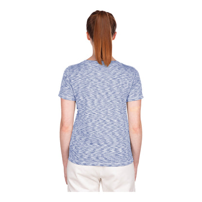 Women's New Era USWNT Colorblock Navy Tee - Back View