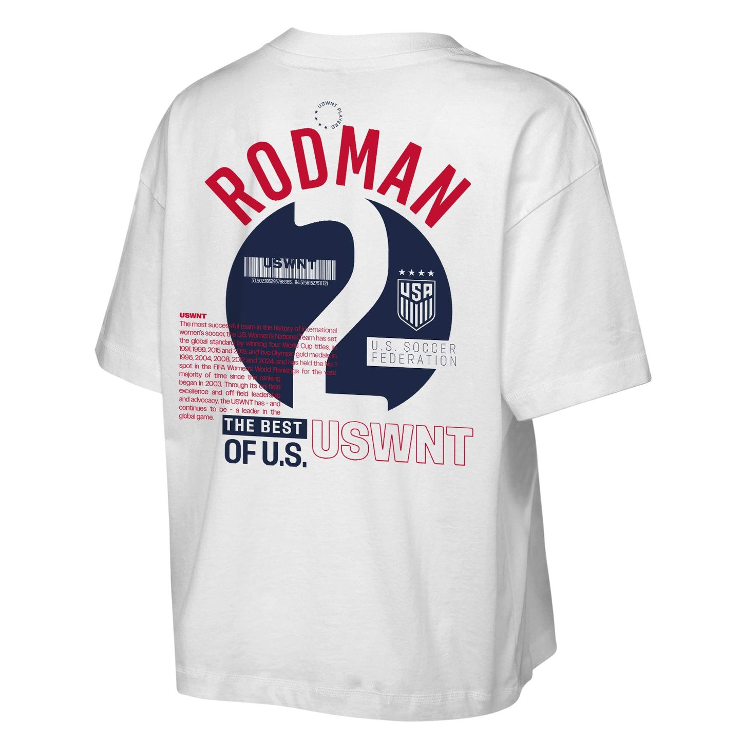 Ladies Outerstuff USWNT Trinity Rodman Poster T-Shirt