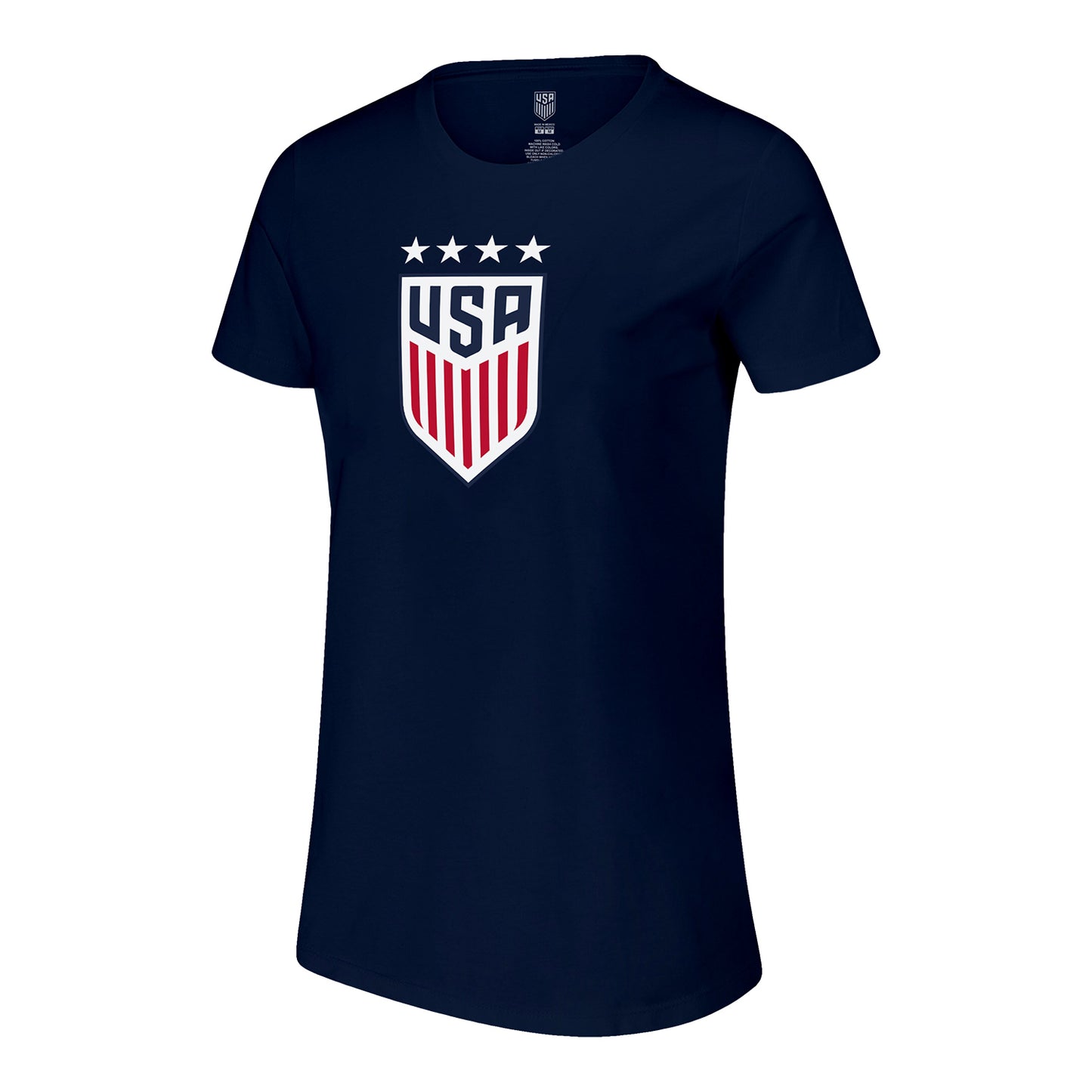 Ladie's Icon Sports USWNT Crest Navy T-Shirt