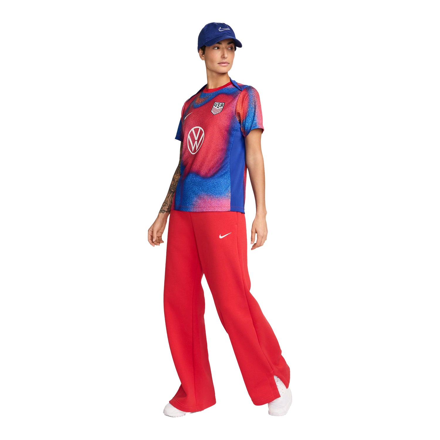 Women's Nike USA 2024 Pre-Match Top - Full Body View