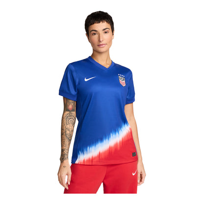 Women's Nike USWNT 2024 American Icon Away Stadium Jersey - Front View