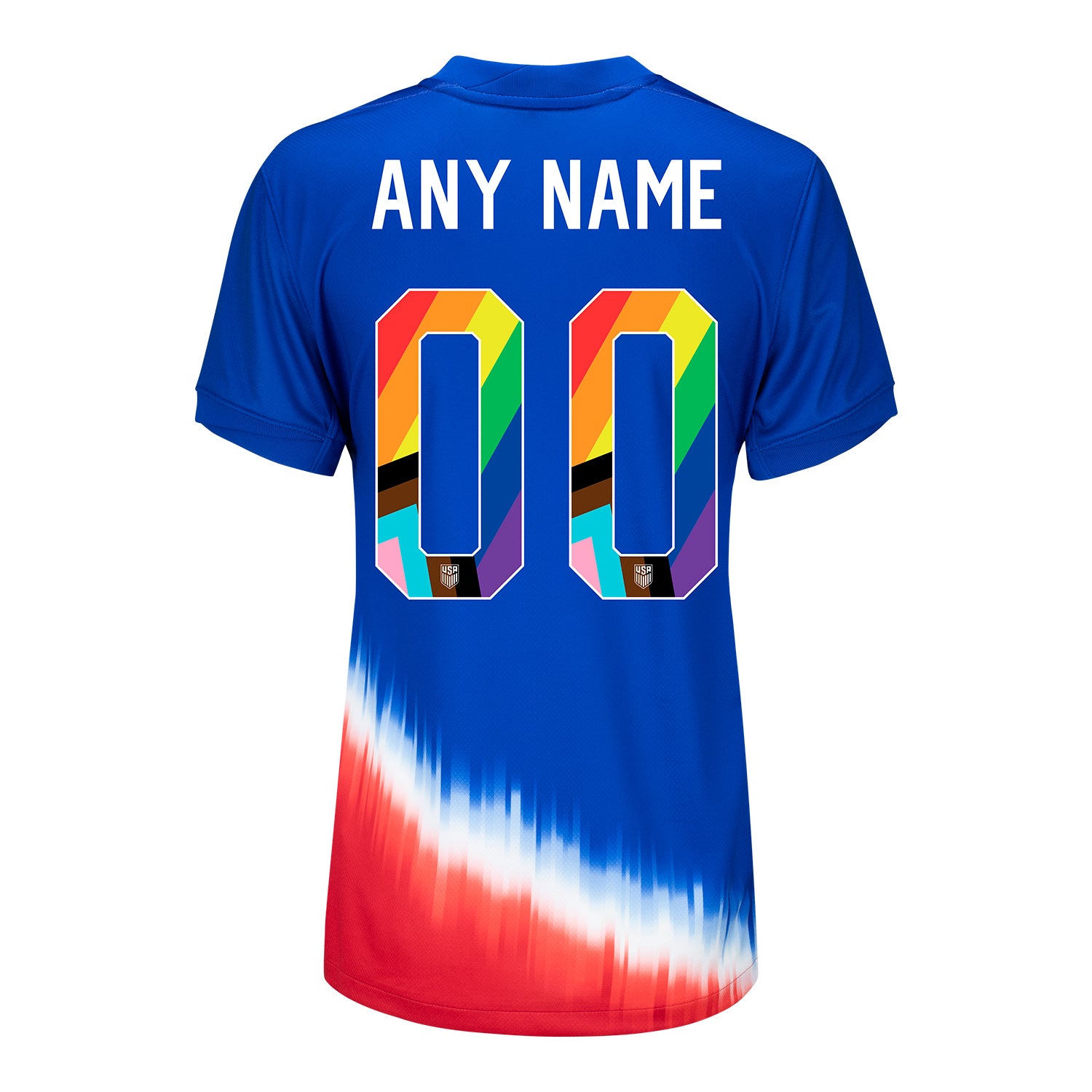 Women's Nike USWNT 2024 Personalized Pride-Themed Away Stadium Jersey ...