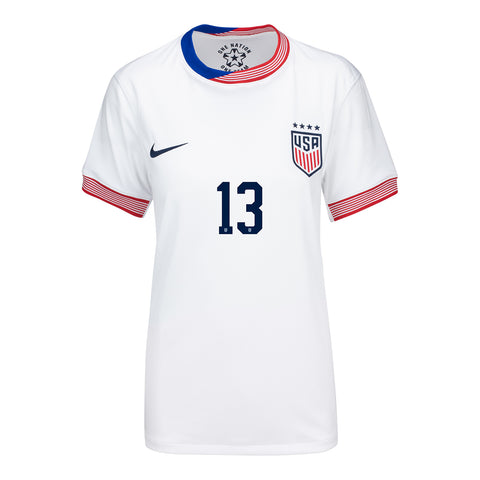 NIKE USWNT 2019 #13 ALEX MORGAN PLAYER ISSUE VAPORKNIT outlet LS JERSEY M