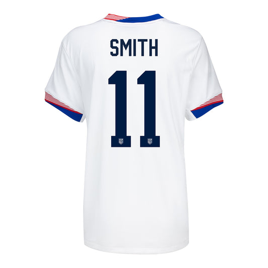 Women's Nike USWNT 2024 American Classic Home Smith 11 Stadium Jersey - Back View