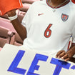 Women's Nike USWNT 1999 Chastain 6 Home White Stadium Jersey