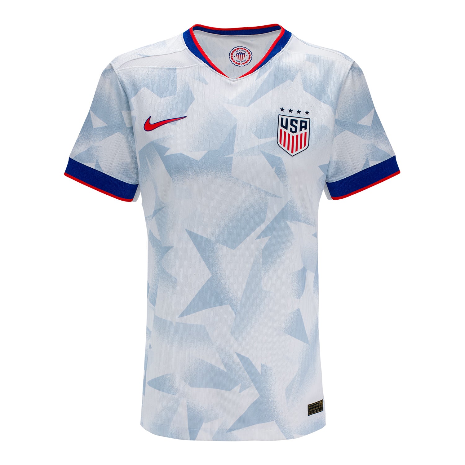 Women's Nike USWNT 2025 Pride Personalized Brilliant Home Match Jersey