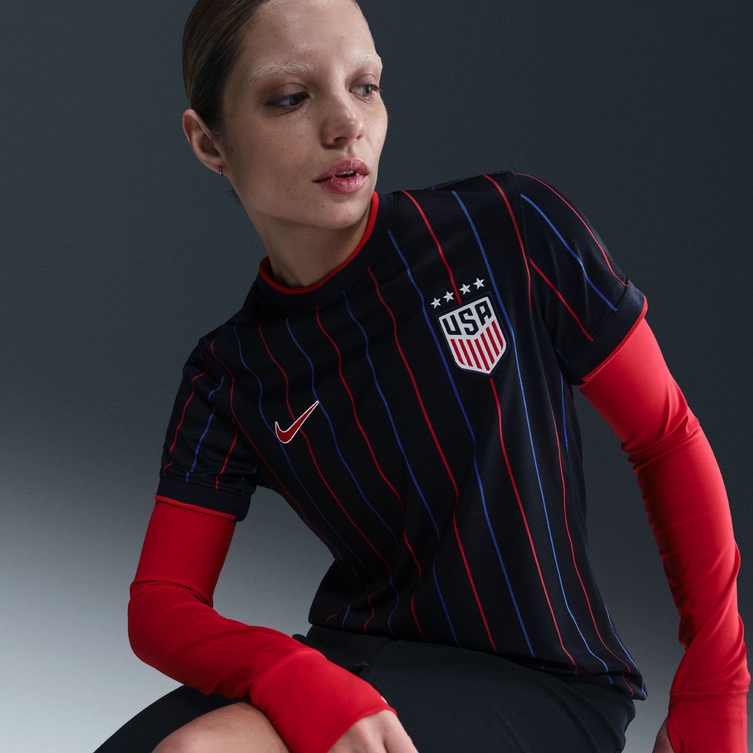 Women's Nike USWNT 2025 Heartbeat Away Stadium Jersey