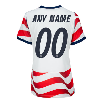 Women's Nike USMNT 2026 Personalized Stripes Match Jersey
