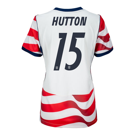 Women's Nike 2026 USWNT Claire Hutton Home Stadium Jersey - Stripes