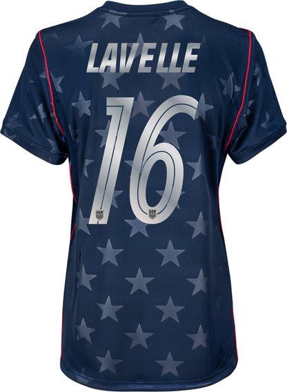Women's Nike USWNT 2026 Rose Lavelle Away Stadium Jersey - Stars
