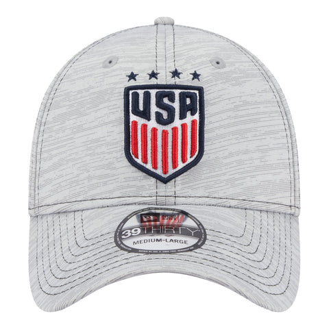 Men's New Era USWNT 39Thirty Speed Tech Hat - Front View
