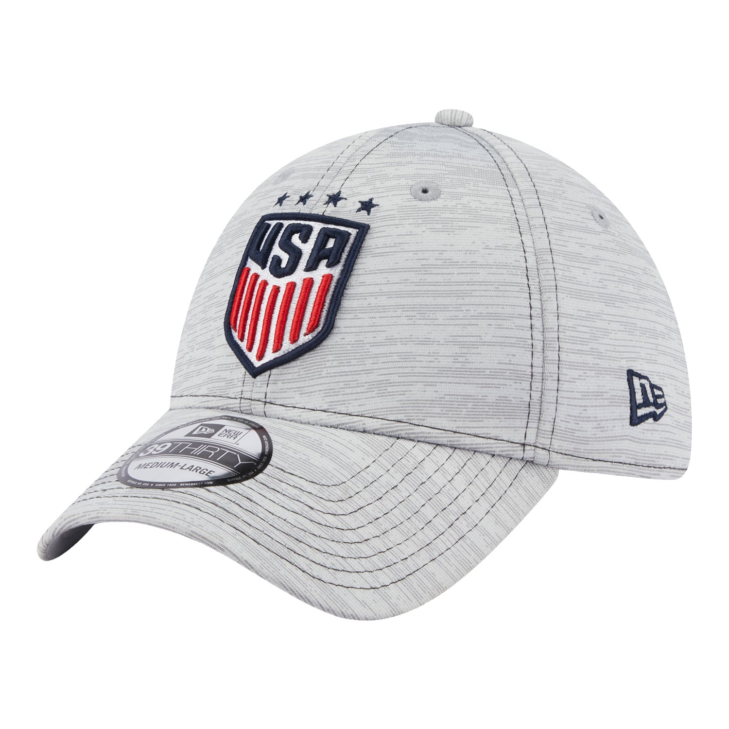 Men's New Era USWNT 39Thirty Speed Tech Hat - Side View