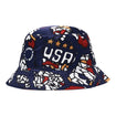 Round 21 USWNT Our Time Bucket Hat - Front View