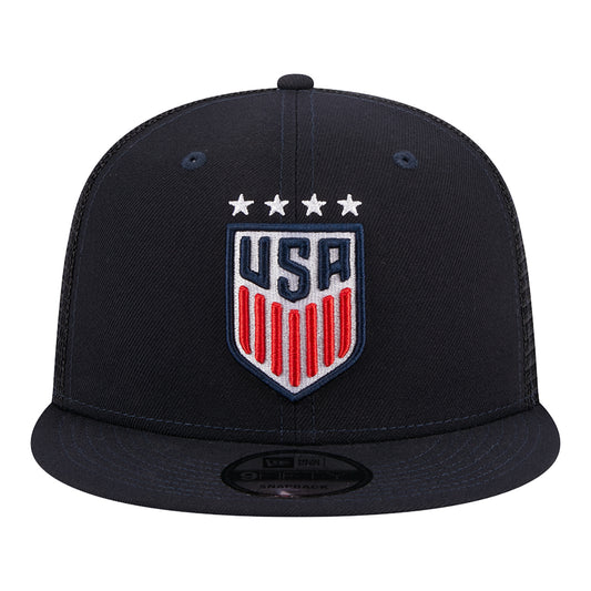 Unisex New Era 9Fifty USWNT Navy Trucker Hat