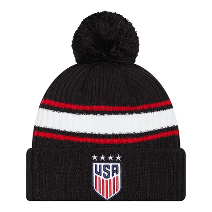 Unisex New Era USWNT Banded Navy Knit Hat