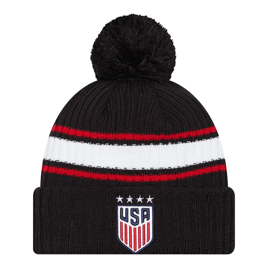 Unisex New Era USWNT Banded Navy Knit Hat