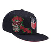 Men's USWNT New Era Day of the Dead Navy 9Fifty Snapback - Side View