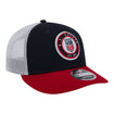 Adult New Era USWNT 9Fifty Throwback Navy Hat - Front View