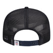 Adult New Era USWNT 9Fifty Classic Trucker Navy Hat - Back View