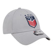 Adult New Era USWNT 9Forty Grey Hat - Angled Right View