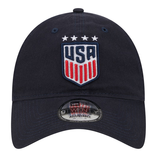 Adult New Era USWNT 9Twenty Black Hat - Front View