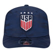 Adult New Era USWNT 9Seventy Camo Navy Trucker Hat