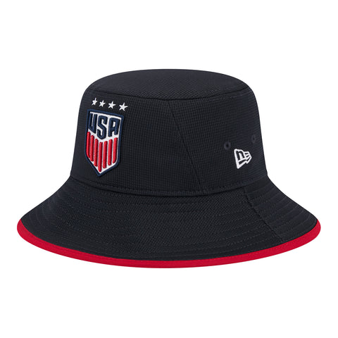 Adult New Era USWNT Navy Bucket Hat Official Soccer Store