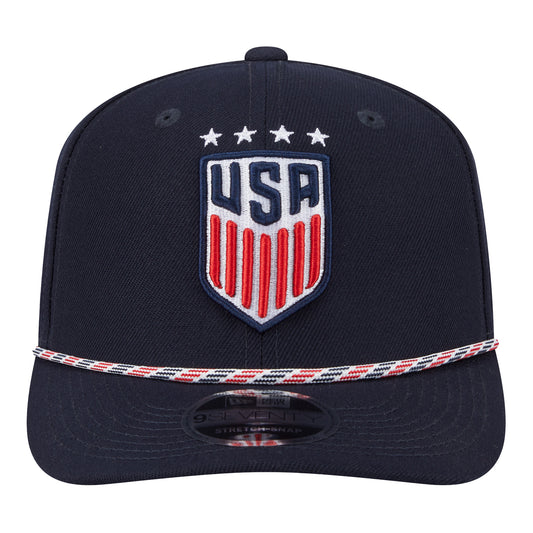 Adult New Era USWNT 9Seventy Rope Navy Hat