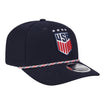 Adult New Era USWNT 9Seventy Rope Navy Hat